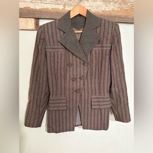 True Vintage 1930s National recovery board Women's Double-Breasted Blazer Jacket